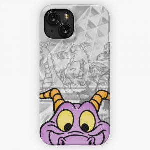 Grayscale Jii Figment iPhone 15 Slim Phone Case Cover