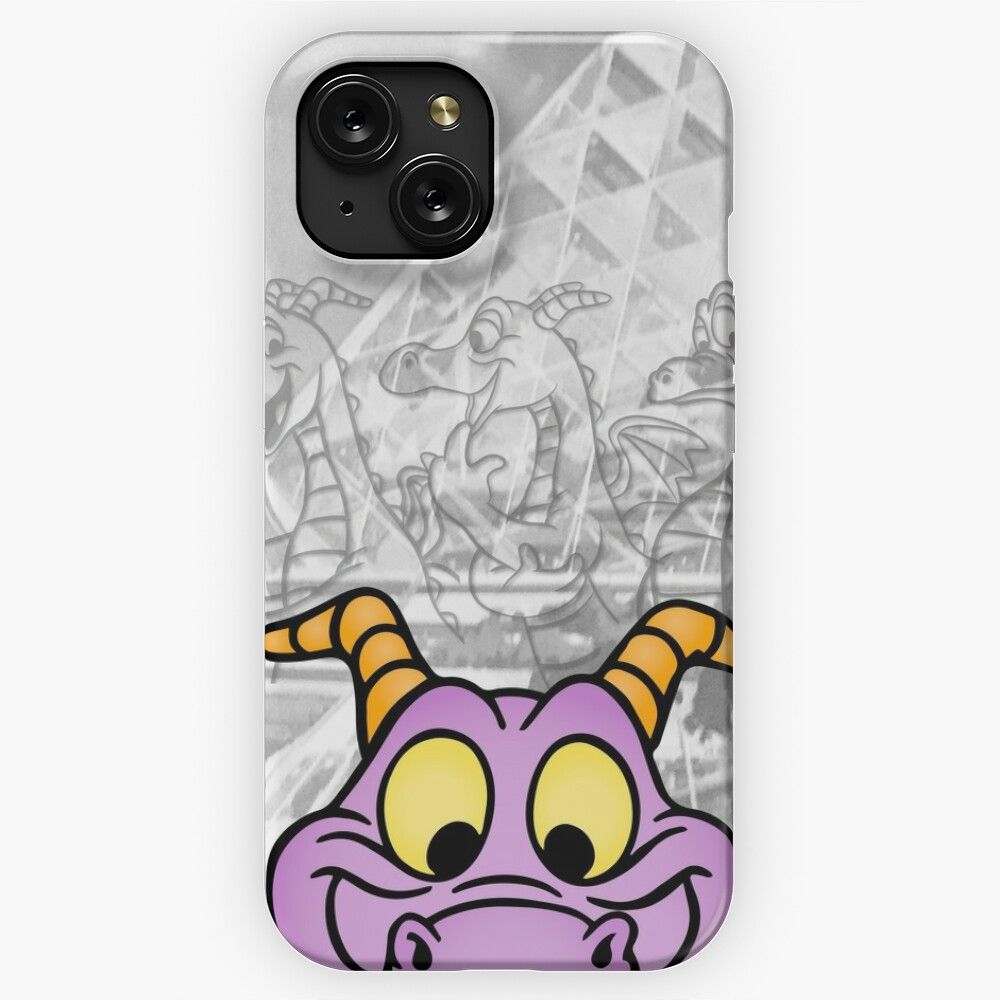 Grayscale Jii Figment iPhone 15 Slim Phone Case Cover