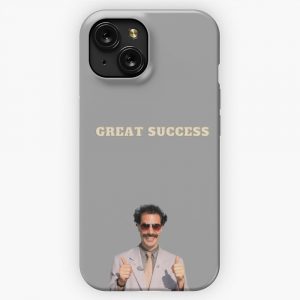 Great Success Borat iPhone 15 Slim Phone Case Cover