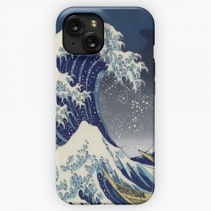 Great Wave Kanagawa Night iPhone 15 Slim Phone Case Cover