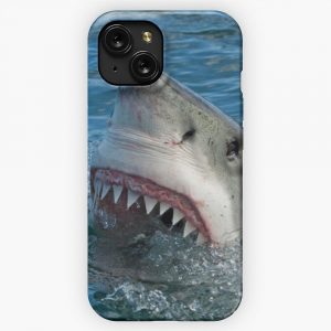 Great White Shark iPhone 15 Slim Phone Case Cover