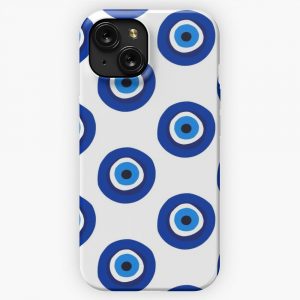 Greek Eye iPhone 15 Slim Phone Case Cover