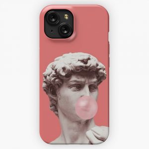 Greek Statue Chewing Gum iPhone 15 Slim Phone Case Cover
