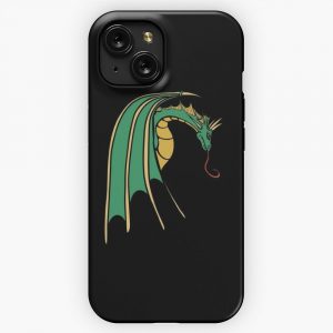 Green Dragon Art iPhone 15 Slim Phone Case Cover