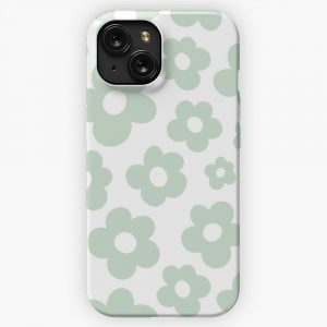 Green Flower Aesthetic Pattern Golf Le Fleur Inspired iPhone 15 Slim Phone Case Cover