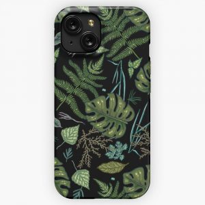 Green Summer Jungle iPhone 15 Slim Phone Case Cover