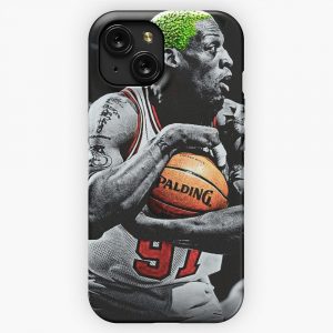 Green Worm Rodman iPhone 15 Slim Phone Case Cover
