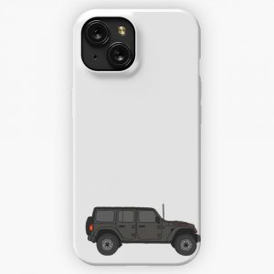 Grey Jeep Wrangler iPhone 15 Slim Phone Case Cover