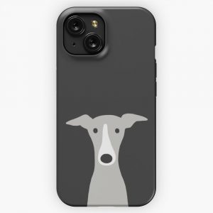 Greyhound Italian Greyhound Cute Whippet Dog iPhone 15 Slim Phone Case Cover