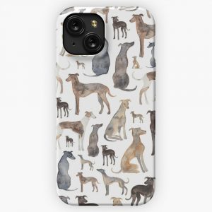 Greyhounds Wippets And Lurcher Dogs iPhone 15 Slim Phone Case Cover