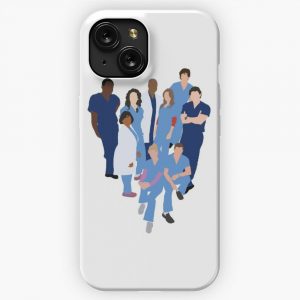 Greys Anatomy Character Silhouette iPhone 15 Slim Phone Case Cover