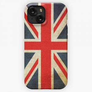 Grunge Effect Union Jack iPhone 15 Slim Phone Case Cover