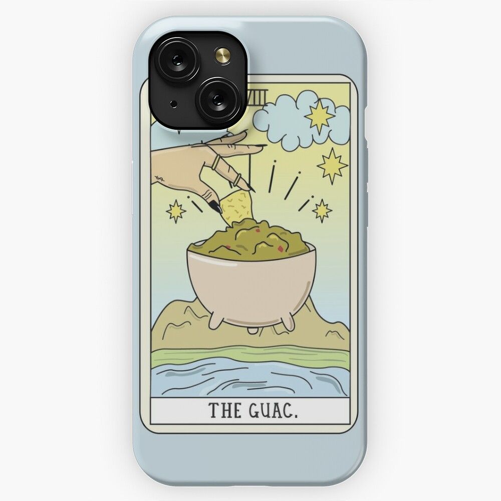 Guac Reading iPhone 15 Slim Phone Case Cover