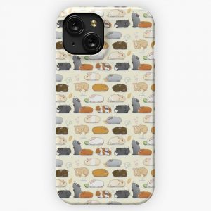 Guinea Pig Parade iPhone 15 Slim Phone Case Cover