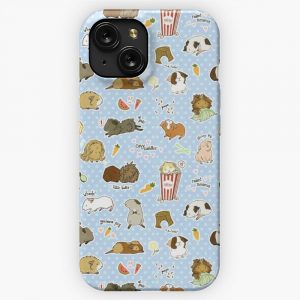 Guinea Pig Party Cavy Cuddles And Rodent Romance iPhone 15 Slim Phone Case Cover
