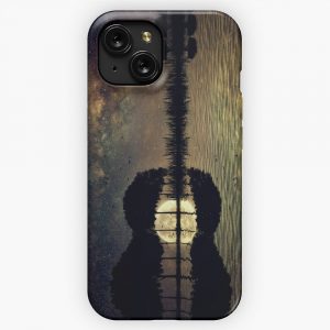 Guitar Island Moonlight iPhone 15 Slim Phone Case Cover