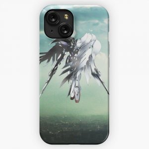 Gundam Wing Above The City iPhone 15 Slim Phone Case Cover