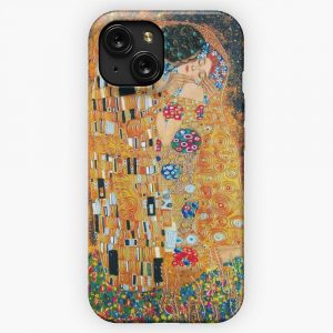 Gustav Klimt The Kiss iPhone 15 Slim Phone Case Cover