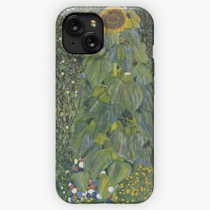 Gustav Klimt The Sunflower 1907 iPhone 15 Slim Phone Case Cover