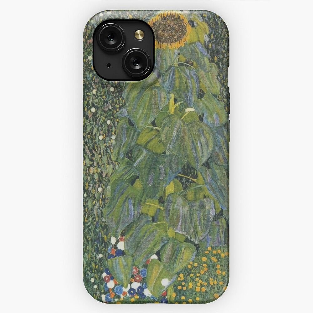 Gustav Klimt The Sunflower 1907 iPhone 15 Slim Phone Case Cover