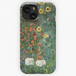 Gustav Klimt The Sunflower iPhone 15 Slim Phone Case Cover