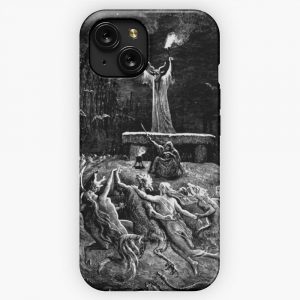 Gustave Dore Dancing On The Sabbath iPhone 15 Slim Phone Case Cover