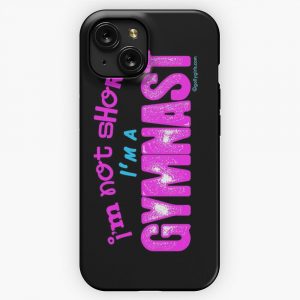 Gymnastics I M Not Short I M A Gymnast iPhone 15 Slim Phone Case Cover