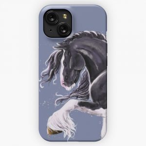 Gypsy Cob Horse iPhone 15 Slim Phone Case Cover