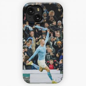 Haaland Last Minute Goal iPhone 15 Slim Phone Case Cover