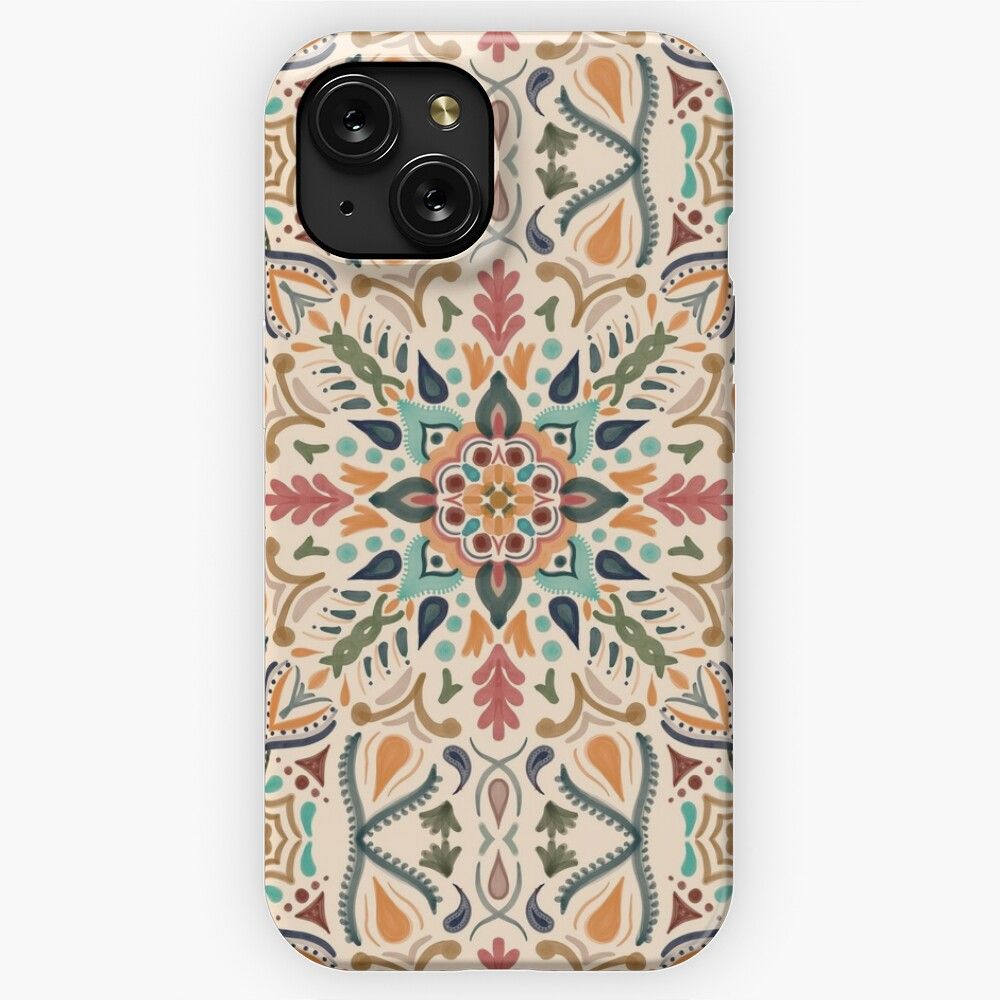 Hacienda Mandala iPhone 15 Slim Phone Case Cover