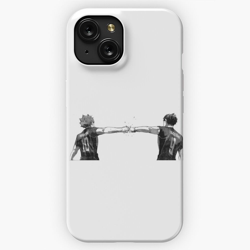 Haikyuu Final Chapter Hinata Kageyama Fist Bump iPhone 15 Slim Phone Case Cover