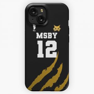 Haikyuu Msby Black Jackals Jersey 12 Kotaro Bokuto iPhone 15 Slim Phone Case Cover