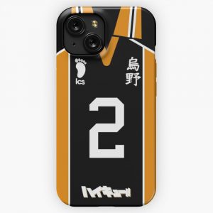 Haikyuu Sugawara Koshi Jersey Karasuno Anime Samsung Galaxy Iphone iPhone 15 Slim Phone Case Cover