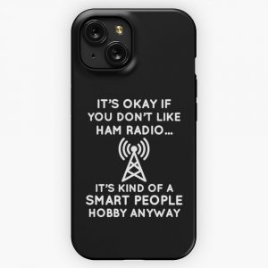Ham Radio Operator Amateur Antenna Radio Funny Smart iPhone 15 Slim Phone Case Cover