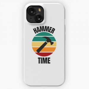 Hammer Time Carpenter Design iPhone 15 Slim Phone Case Cover