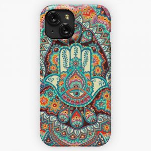 Hamsa Hand iPhone 15 Slim Phone Case Cover