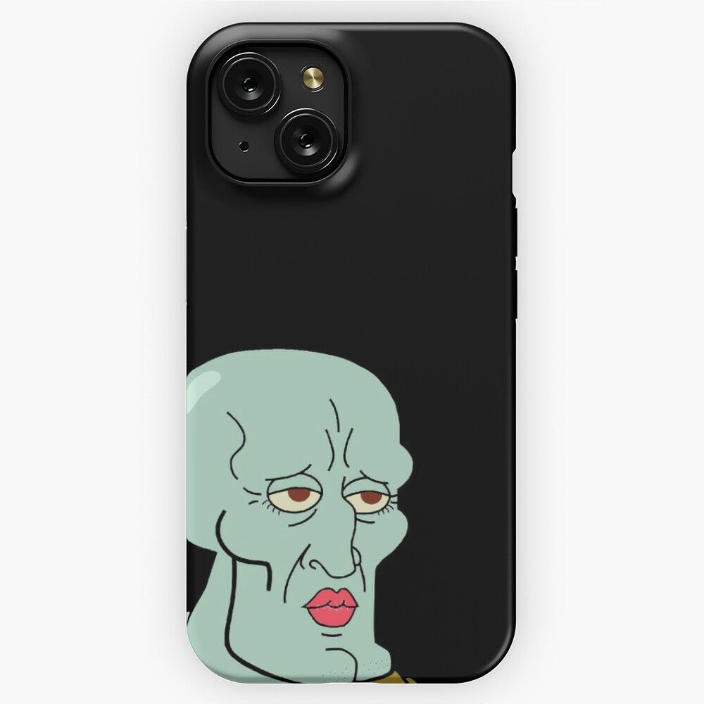 Handsome Squidward iPhone 15 Slim Phone Case Cover