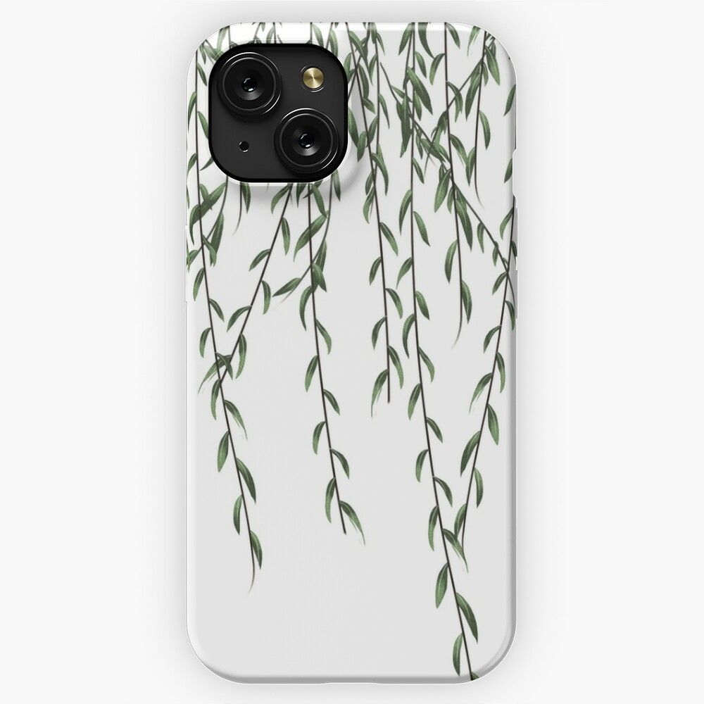 Hanging Willow iPhone 15 Slim Phone Case Cover