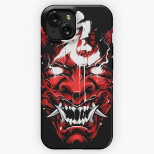 Hannya Demon Bloody Version iPhone 15 Slim Phone Case Cover