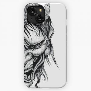 Hannya Mask iPhone 15 Slim Phone Case Cover