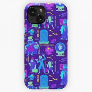 Happy Haunts iPhone 15 Slim Phone Case Cover