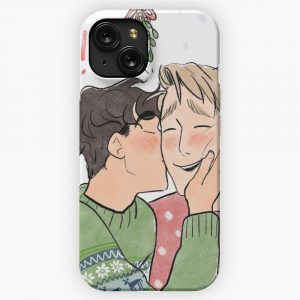Happy Holidays iPhone 15 Slim Phone Case Cover
