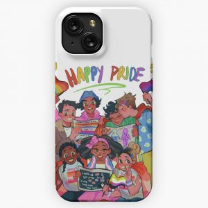 Happy Pride Heartstopper iPhone 15 Slim Phone Case Cover