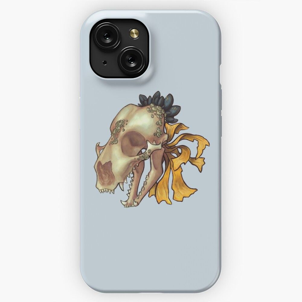 Harbour Seal Skull iPhone 15 Slim Phone Case Cover