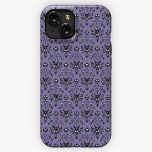Haunted Mansion Wallpaper Tile iPhone 15 Slim Phone Case Cover
