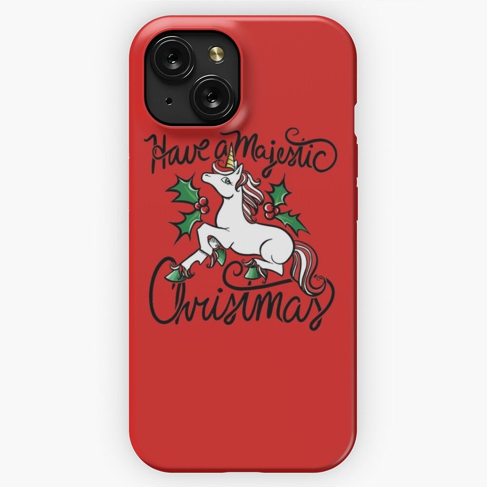 Have A Majestic Christmas iPhone 15 Slim Phone Case Cover