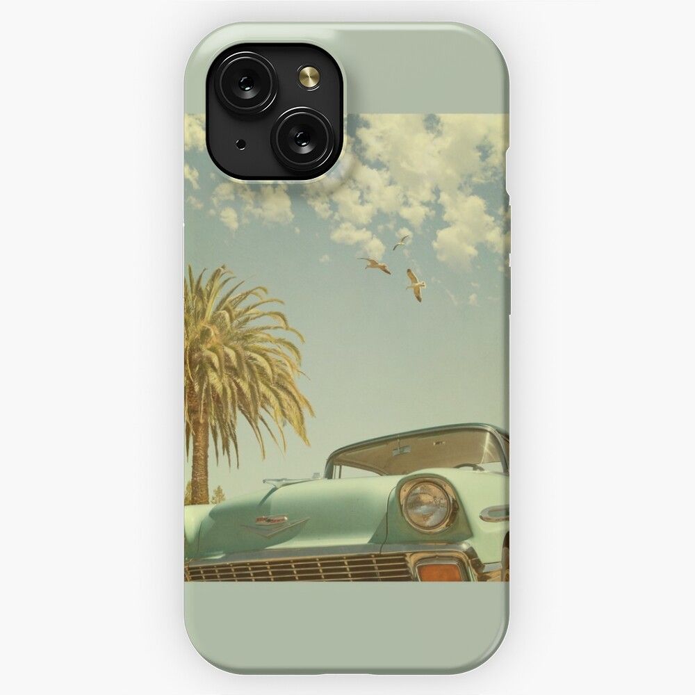 Having Fun Wish You Were Here iPhone 15 Slim Phone Case Cover