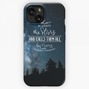 He Counts The Stars And Calls Them All By Name Psalm 1474 iPhone 15 Slim Phone Case Cover