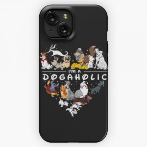 Heart Dogs Lover Puppy Essential iPhone 15 Slim Phone Case Cover