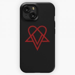Heartagram Him Band Logo Tee Heartagram Symbol Ville Valo iPhone 15 Slim Phone Case Cover